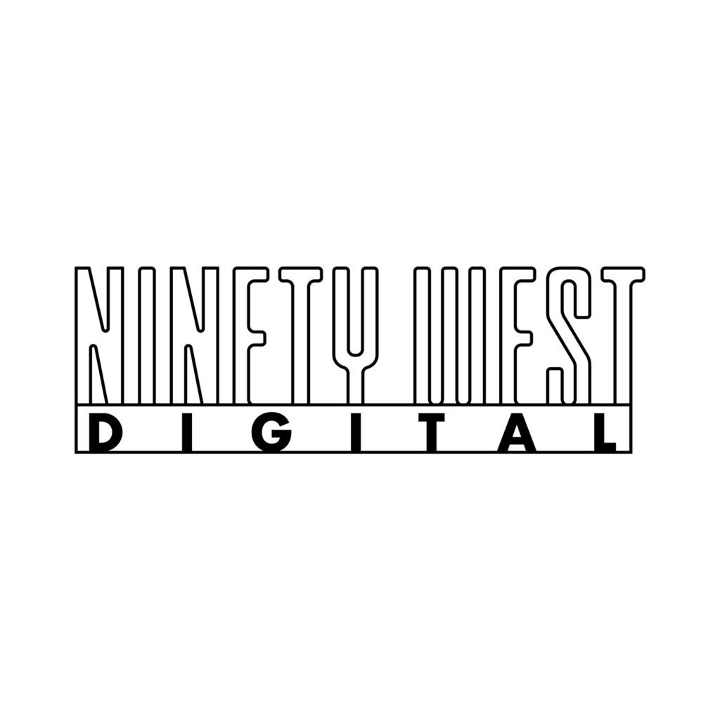 Ninety West DigitalBranding, Logotype, Web