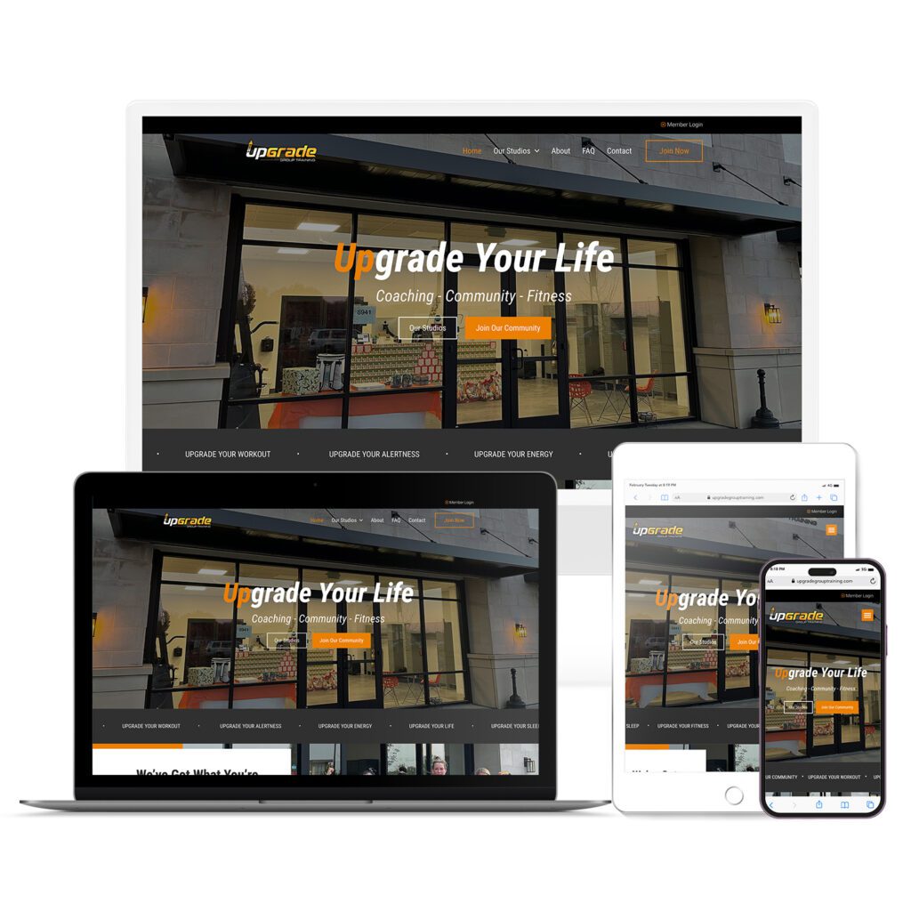 Website Design for Upgrade Group Training